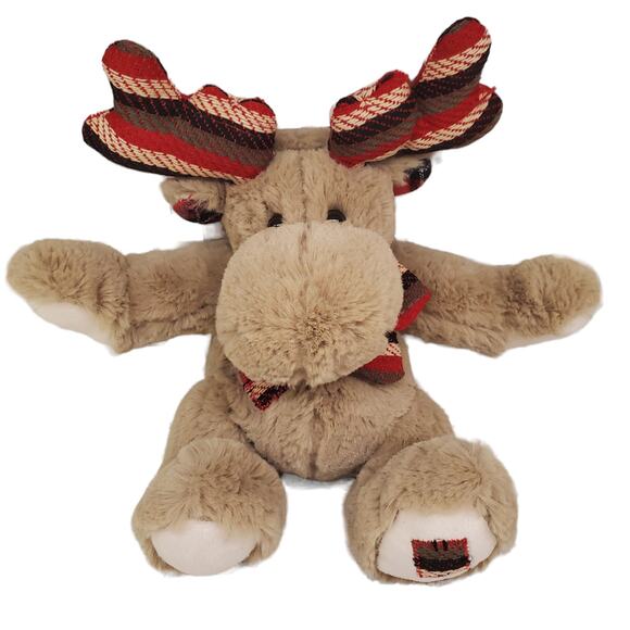 Pier 1 Imports Patches the Moose Plush Stuffed Collectible Christmas Moose Toys - Picture 1 of 9